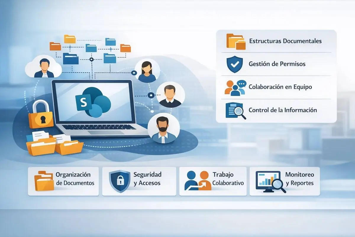 Imagen de apoyo del servicio SharePoint y gestión documental para empresas
